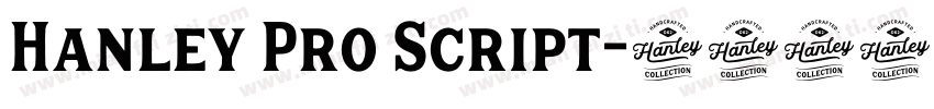 Hanley Pro Script字体转换